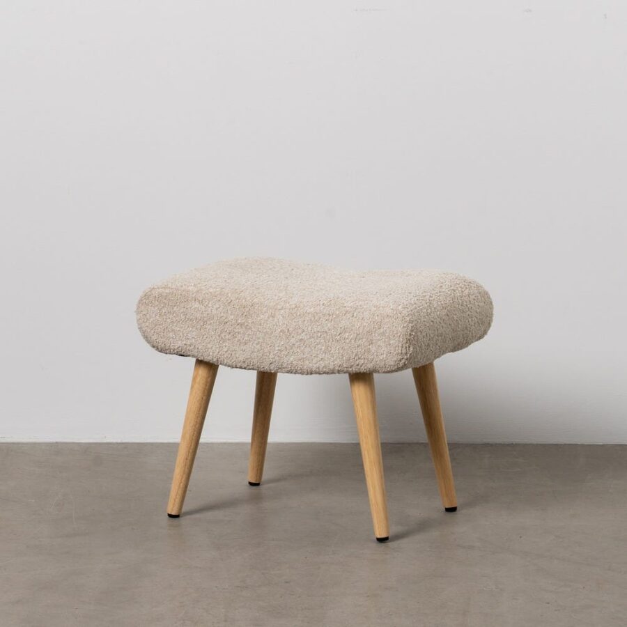 Banquette Beige Tissu-Bois Ixia