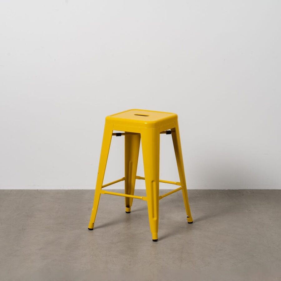 Tabouret Jaune Métal Ixia