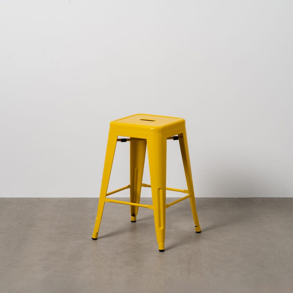 Tabouret Jaune Métal Ixia