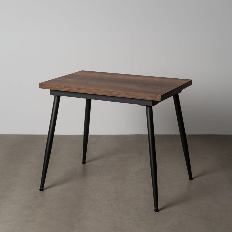 Table à Manger Marron Extensible Ixia 90cm