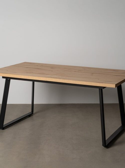 Table à Manger Naturel Extensible Ixia 170cm