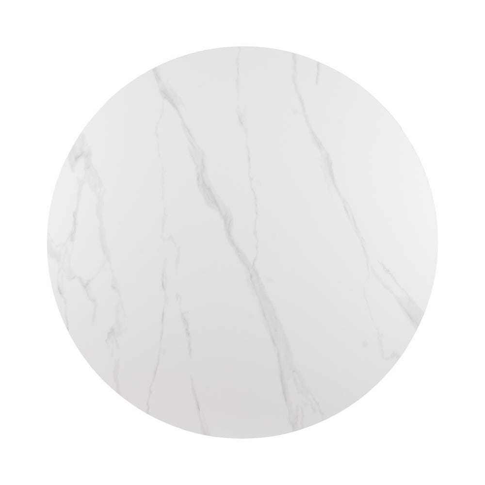 Table à Manger Marbre Blanc-naturel Ixia 120cm – Image 7