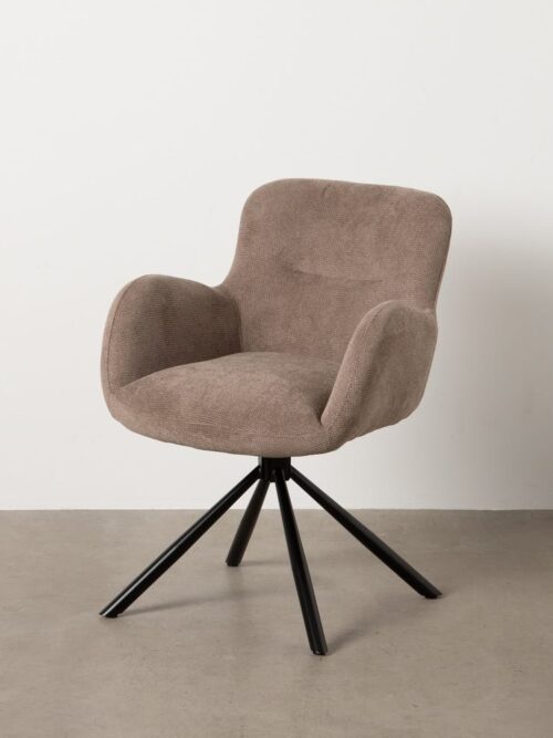 Chaise Pivotant Taupe Ixia