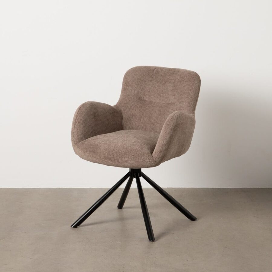 Chaise Pivotant Taupe Ixia