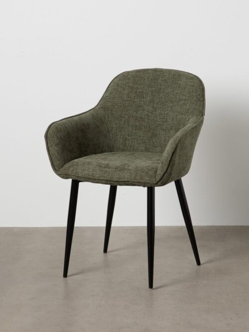 Chaise Vert Tissu-Métal Ixia 61 cm