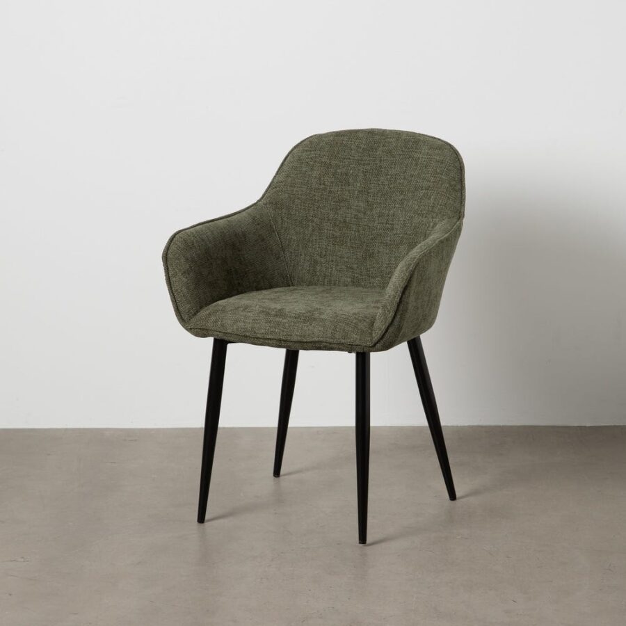 Chaise Vert Tissu-Métal Ixia 61 cm