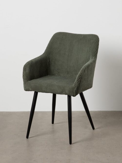 Chaise Vert Tissu-Métal Ixia 57 cm