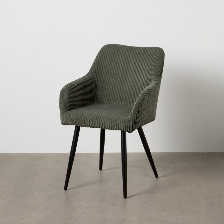 Chaise Vert Tissu-Métal Ixia 57 cm