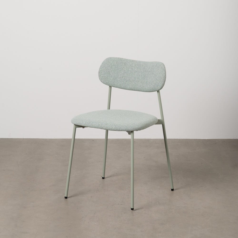 Chaise Vert Tissu-Métal Ixia 49 cm
