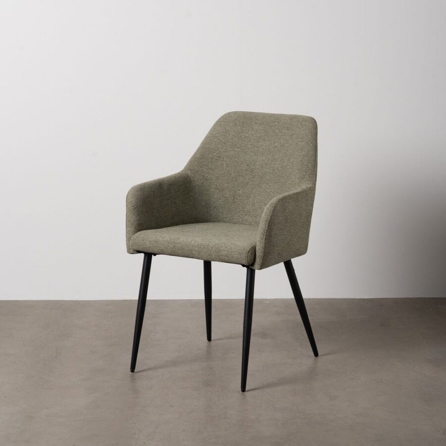 Chaise Vert Tissu-Métal Ixia 48 cm