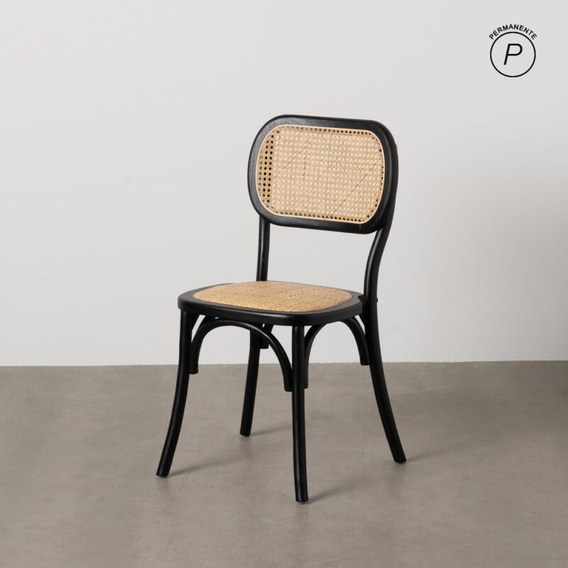 Chaise Noir Orme Ixia