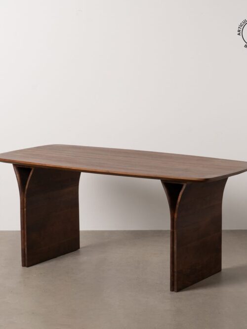 Table à Manger Acacia Brutaliste Ixia 180cm