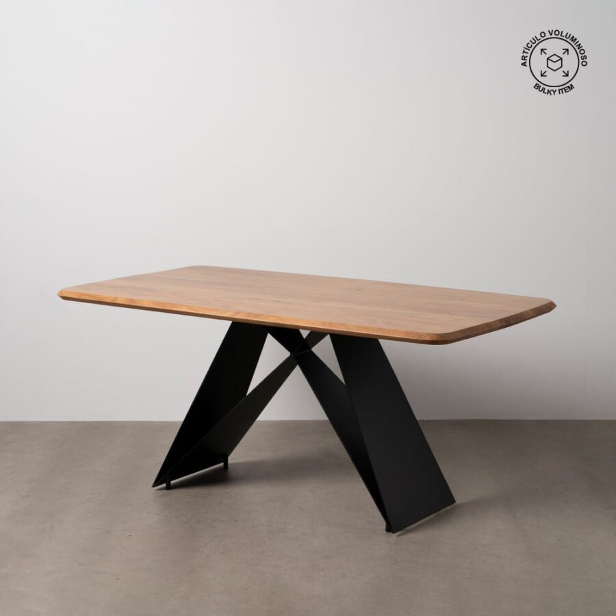 Table à Manger Acacia Bois-métal Ixia 170cm