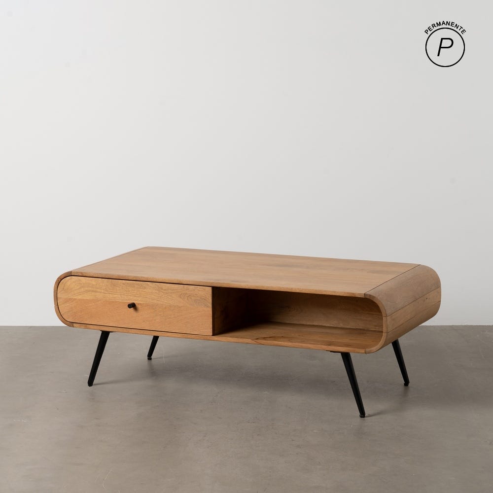 Table Basse Manguier Fer Mahón Ixia 120cm