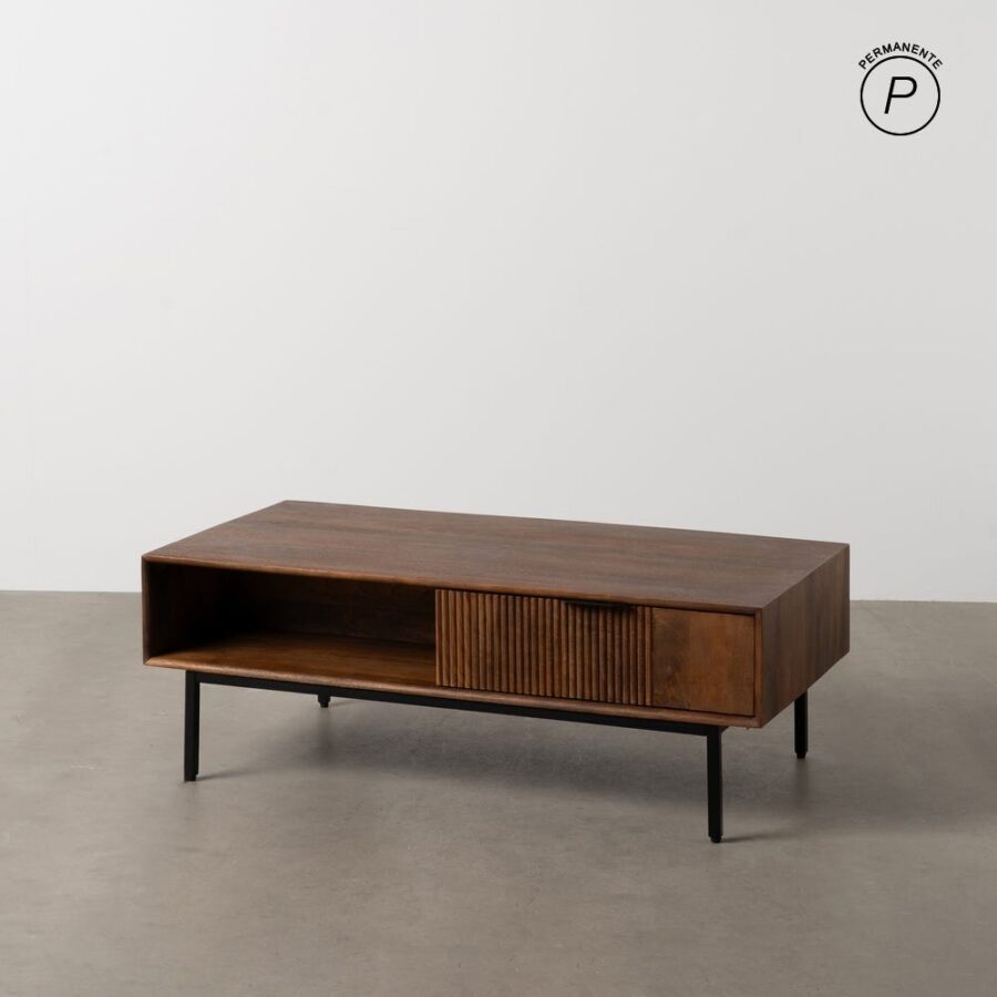 Table Basse Massif De Manguier Talaia Ixia 110cm