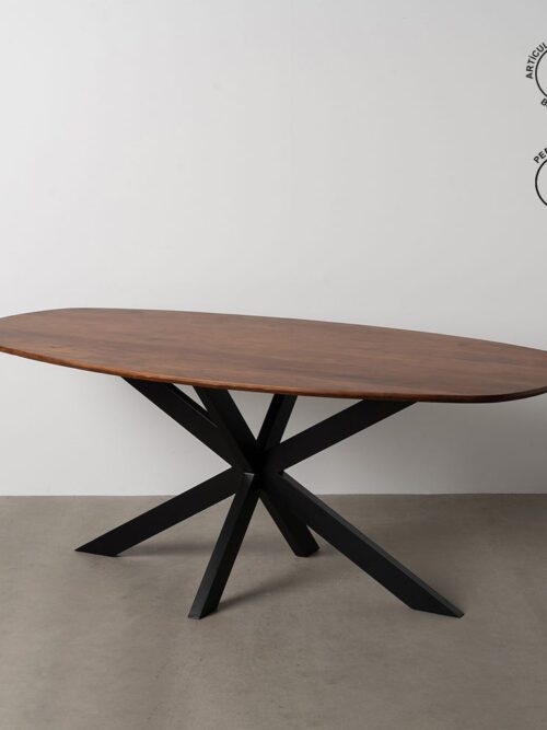 Table À Manger Ovale Manguier Talaia Ixia 200cm