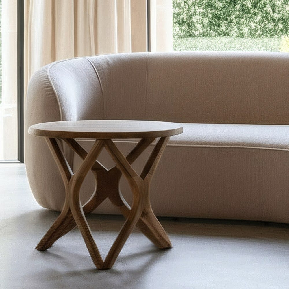 Petit Table Miel Manguier Ixia 60 cm