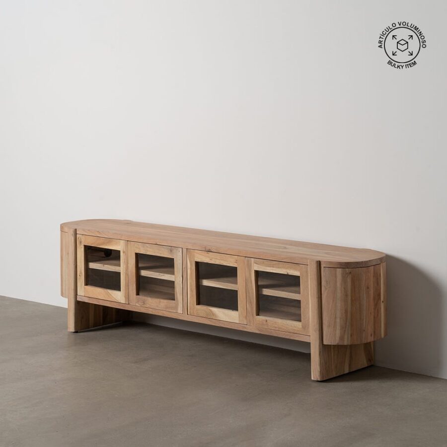 Meuble De Télévision Naturel Ixia 180 cm