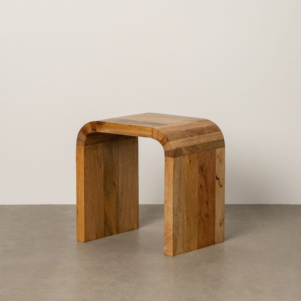 Petit Table Naturel Manguier Ixia 41 cm