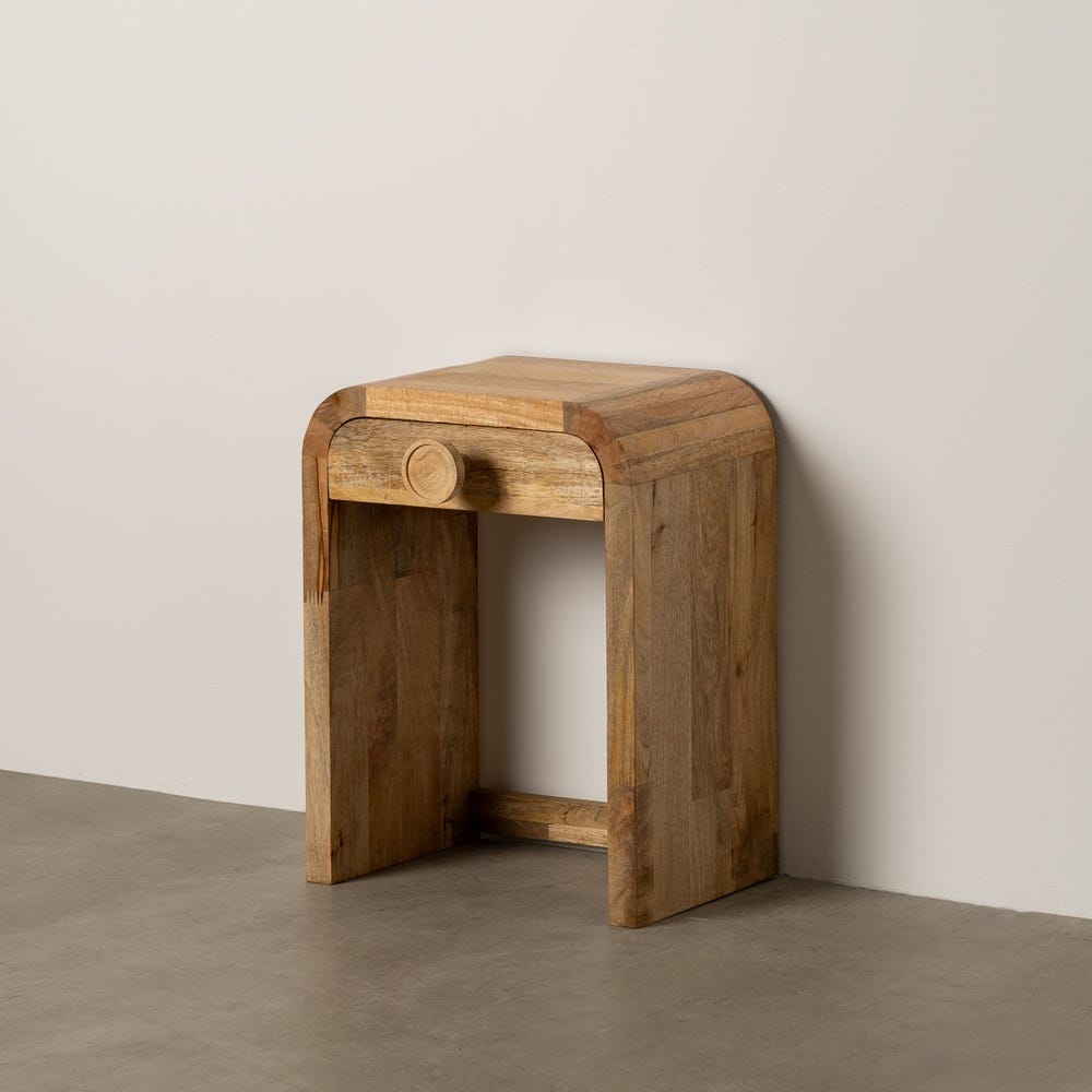 Petit Table Naturel Manguier Ixia 45 cm