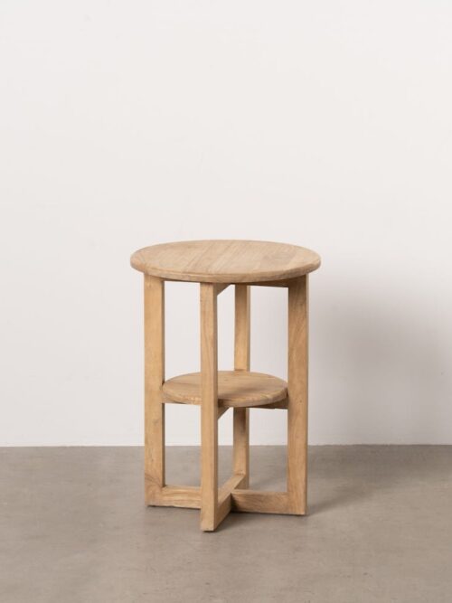 Table D'appoint Mindi Grain Diagonal Ixia 40cm