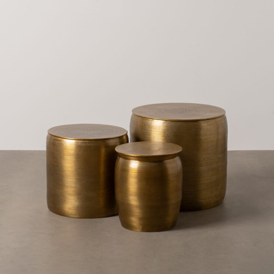 Table d'Appoint Or Vieux Ixia