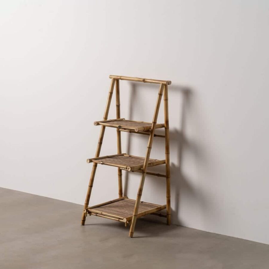 Étagère Sur Pied Tiges De Bambou Cannage Ixia 100cm