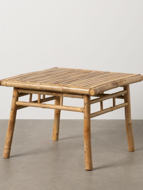 Table Basse Bambou Naturel Lattes 65cm Ixia