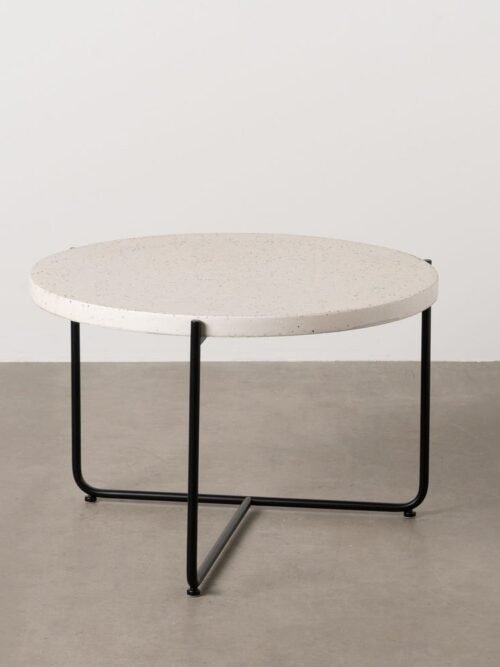 Table Basse Beige-noir Ixia 68cm