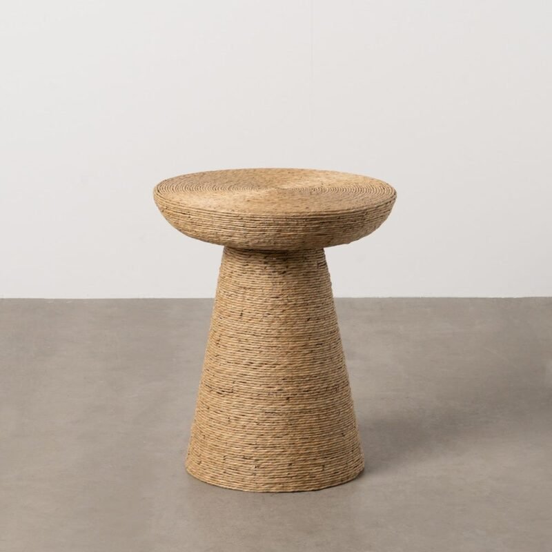 Table D'appoint Fibre Végétale Tressée Ixia 49cm