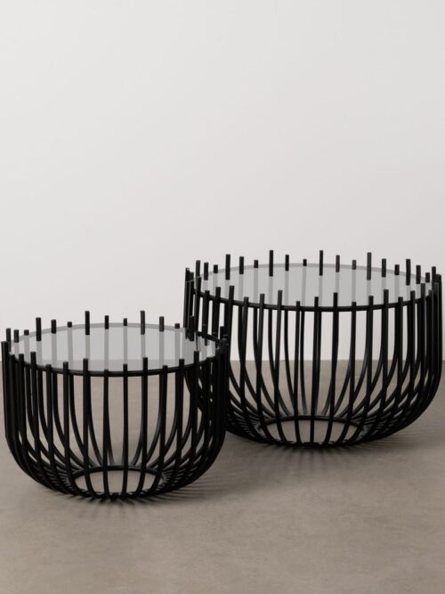 Table Basse Noir Ixia 68cm