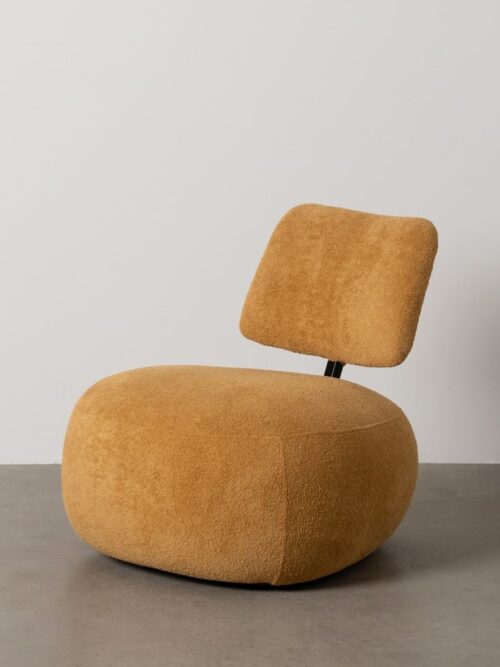 Fauteuil Moutarde Étoffe Ixia