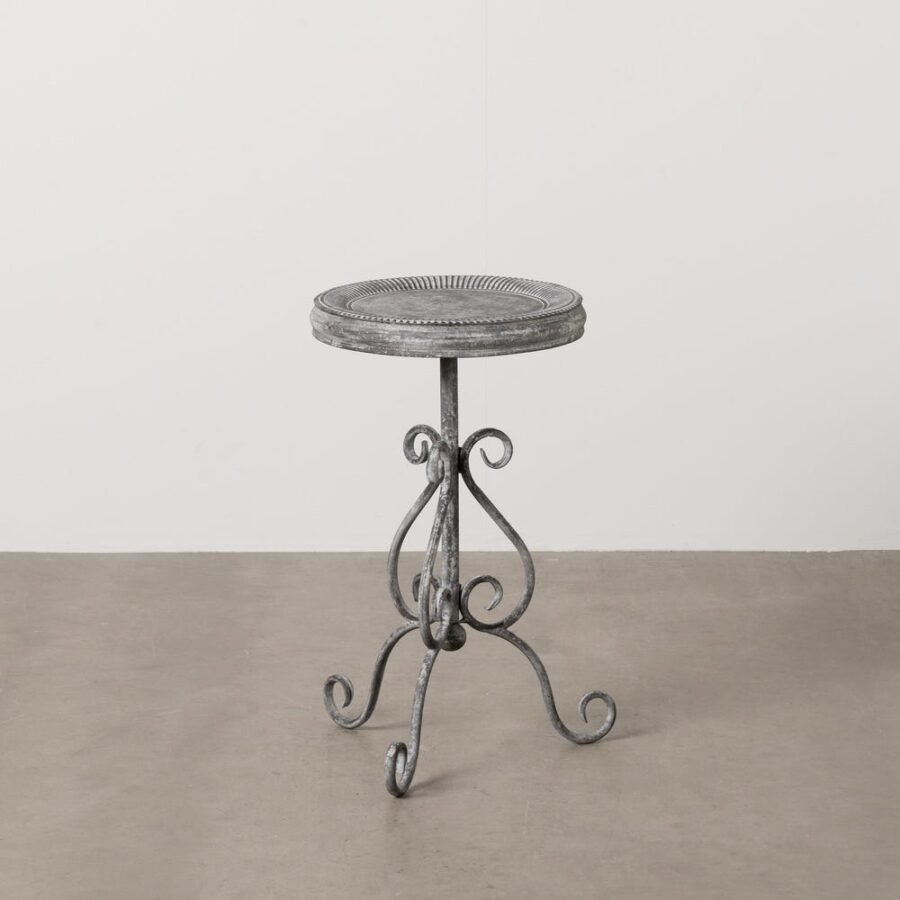 Petit Table Gris Métal Ixia 36 cm