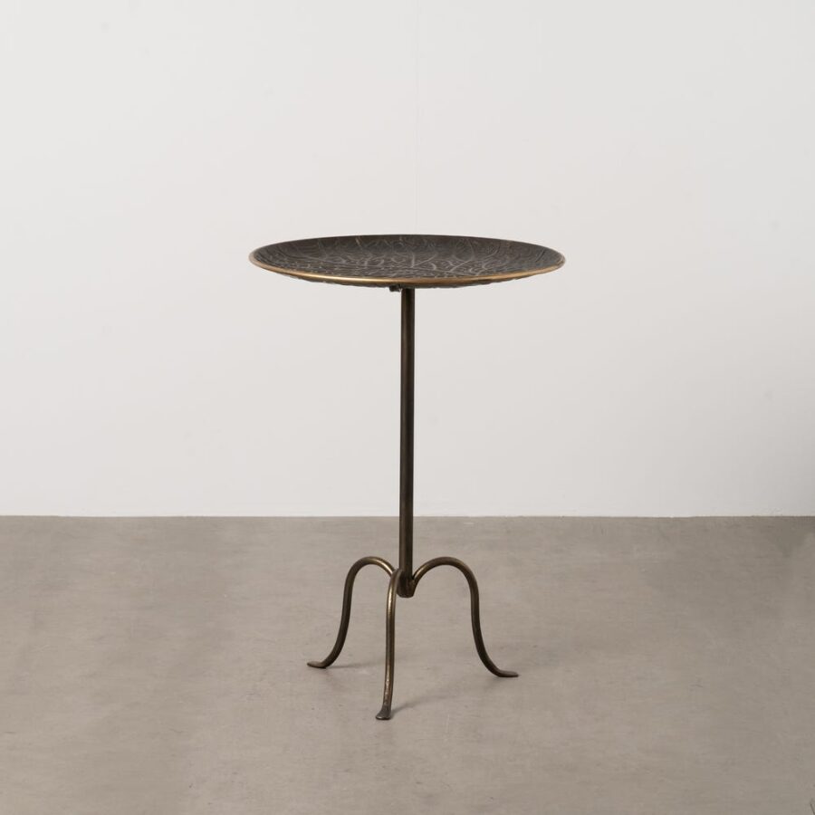 Petit Table Or Vieux Métal Ixia