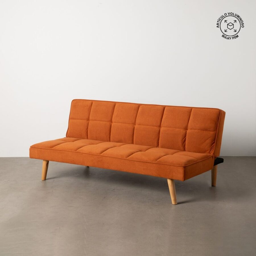 Canapé-Lit Orange Bois Ixia