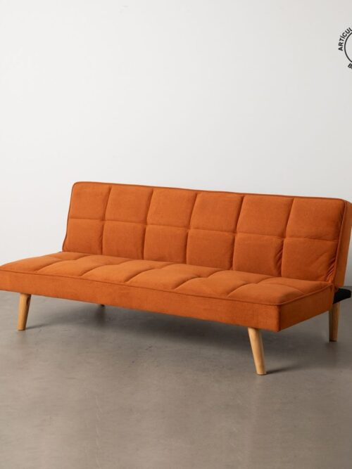 Canapé-Lit Orange Bois Ixia