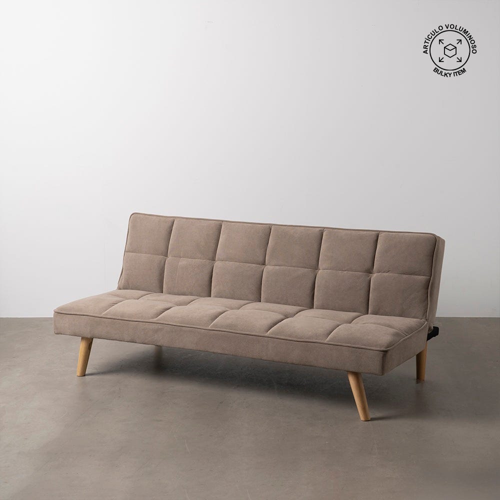 Canapé-Lit Beige Bois Ixia