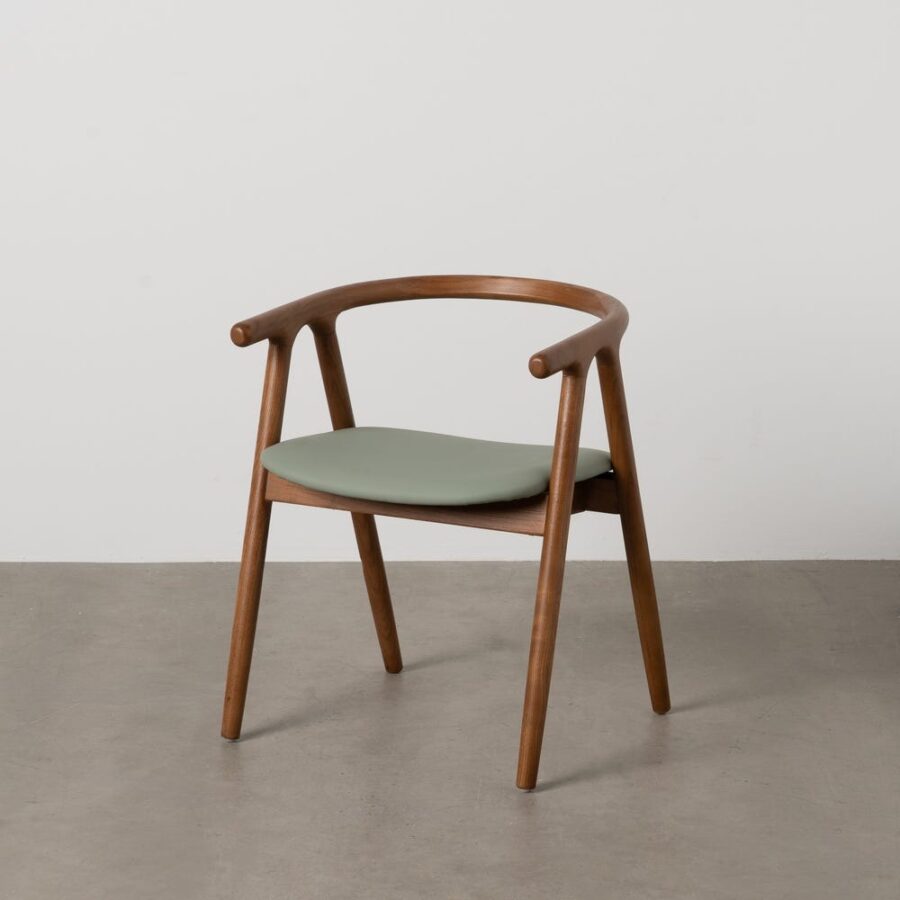 Chaise Marron-Vert Orme Ixia