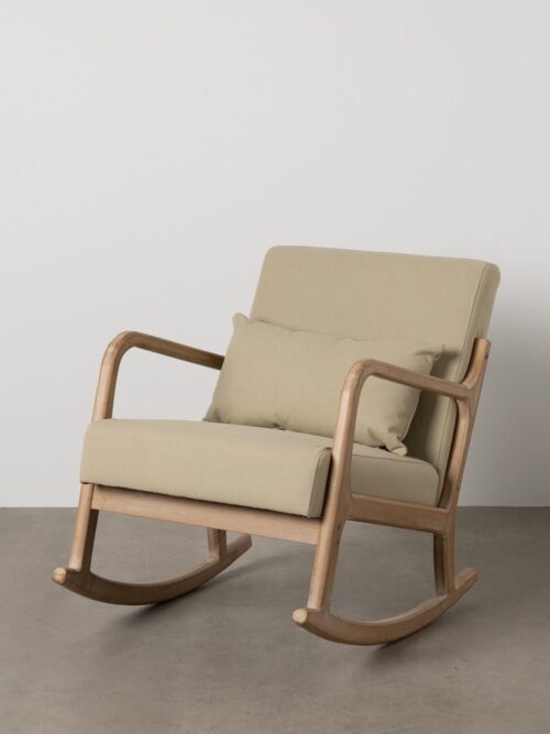 Fauteuil À Bascule Naturel-Beige Ixia