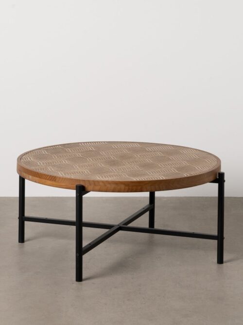 Table Basse Naturel-noir Ixia 89cm