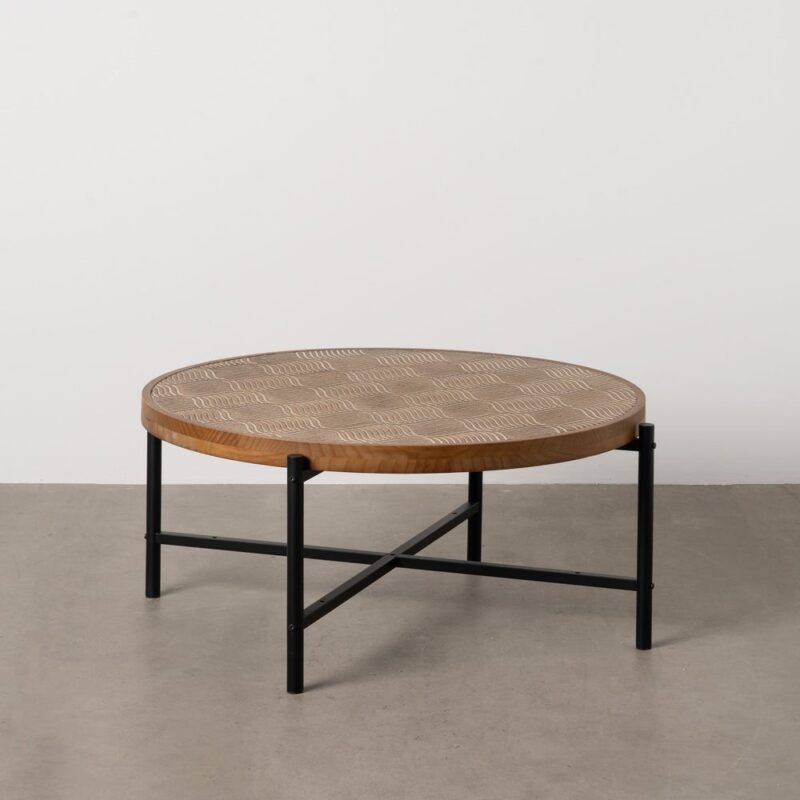 Table Basse Naturel-noir Ixia 89cm