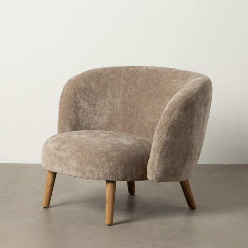 Fauteuil Taupe Bouleau Ixia