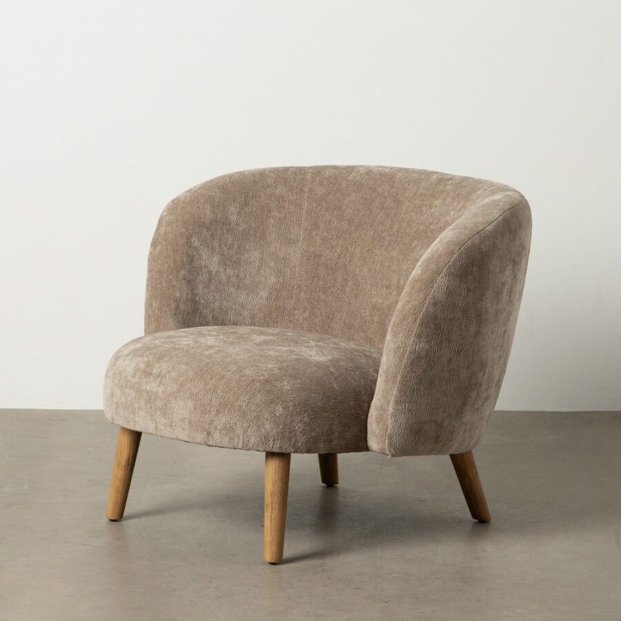 Fauteuil Taupe Bouleau Ixia