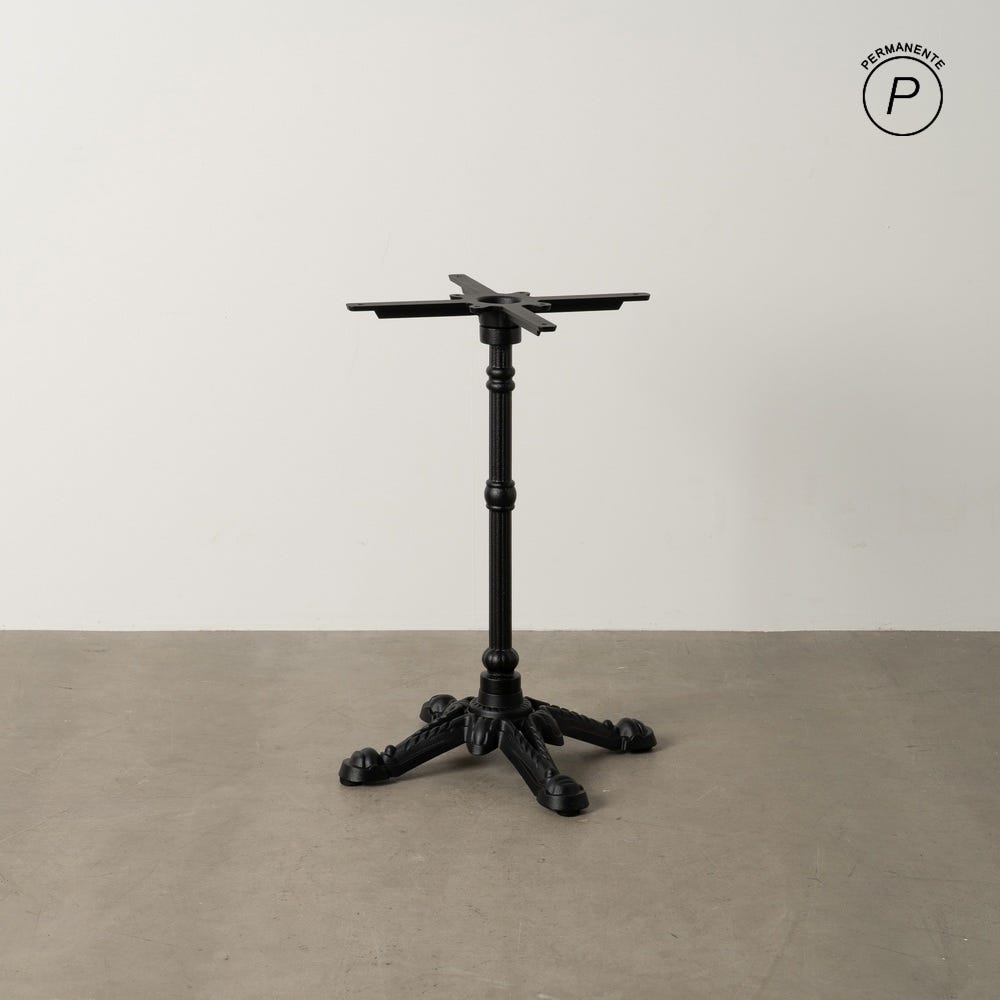 Pieds De Table Noir Métal Ixia 54 cm