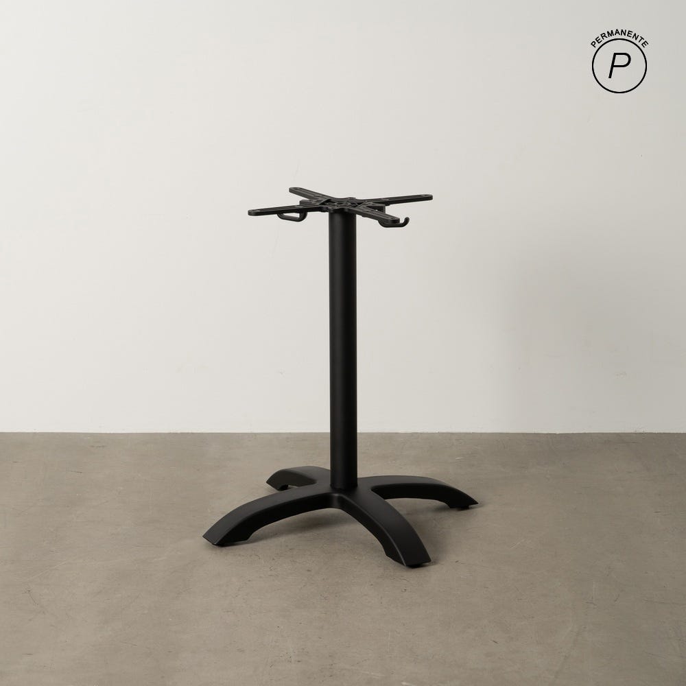 Pieds De Table Noir Aluminium Ixia