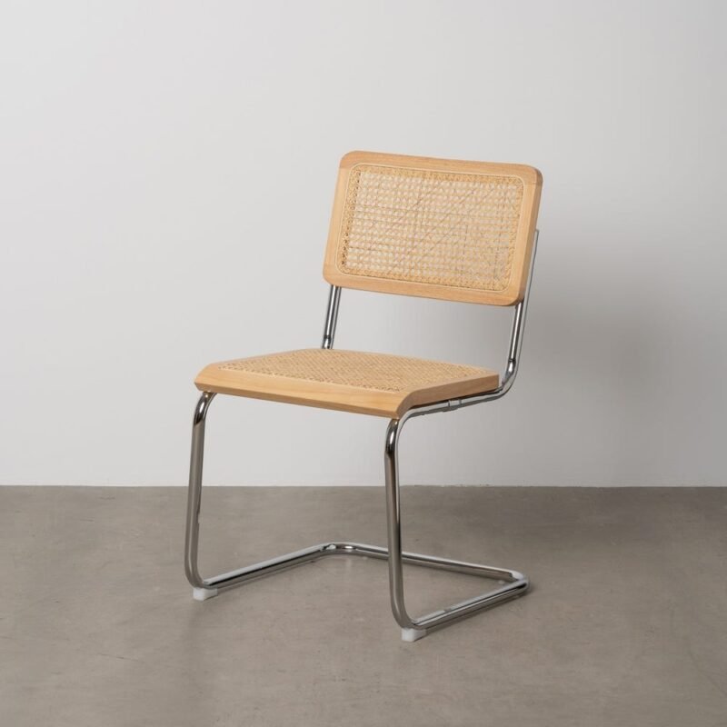 Chaise Naturel Bois-Rotin Ixia 46 cm