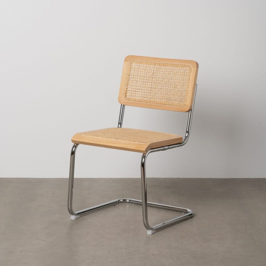 Chaise Naturel Bois-Rotin Ixia 46 cm