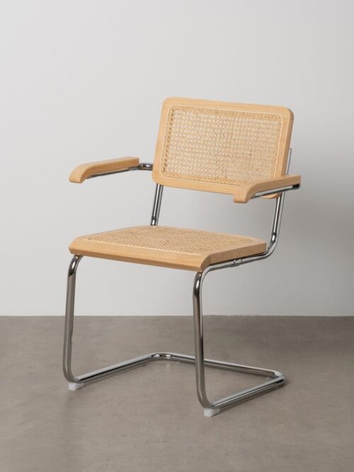 Chaise Naturel Bois-Rotin Ixia 61 cm