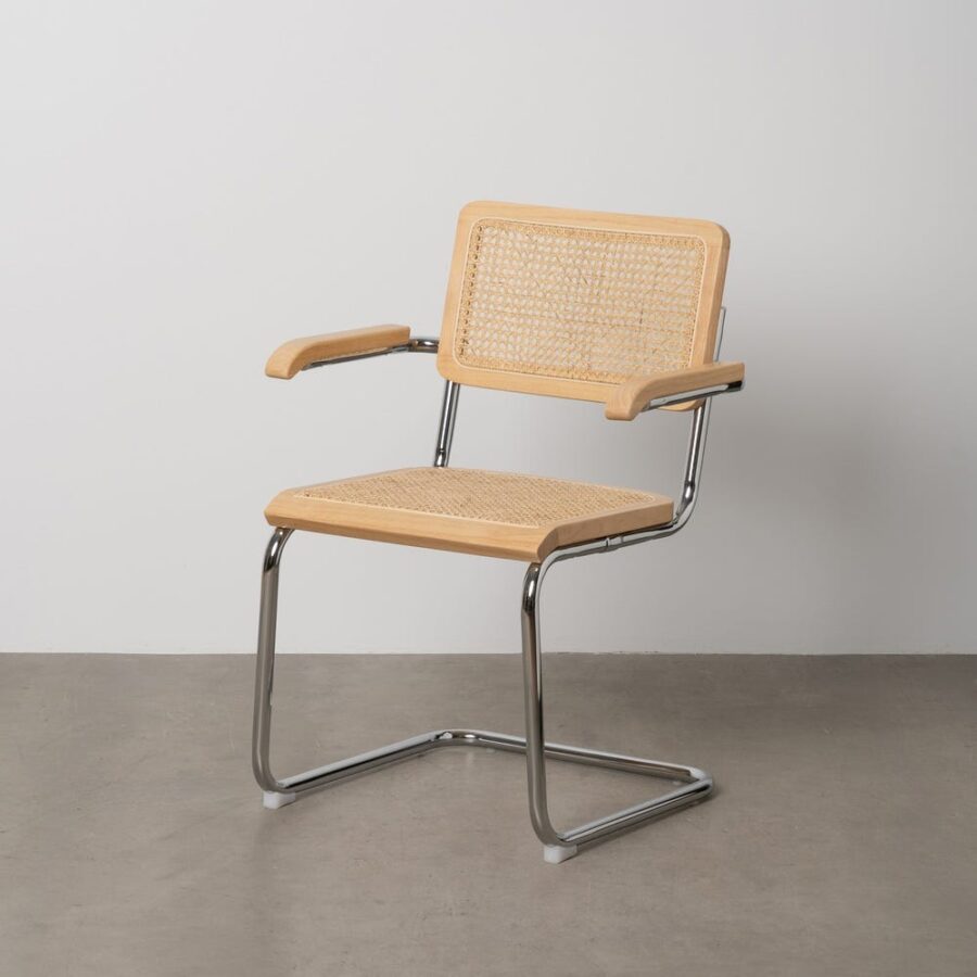 Chaise Naturel Bois-Rotin Ixia 61 cm