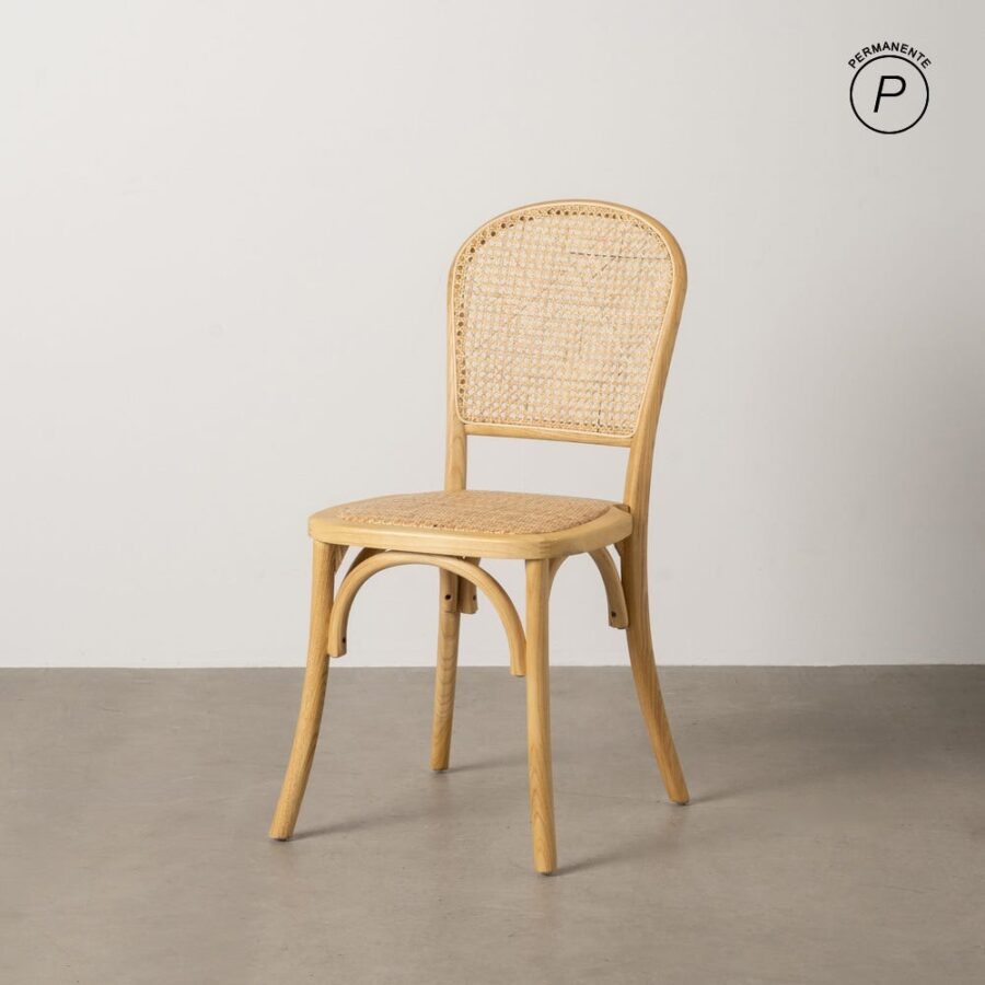 Chaise Naturel Bois Ixia 45 cm